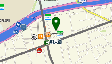リコス松原1丁目店の地図画像
