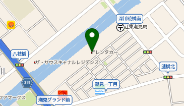 Fレンタカー江東店の地図画像