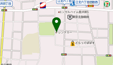 Fレンタカー足立店の地図画像