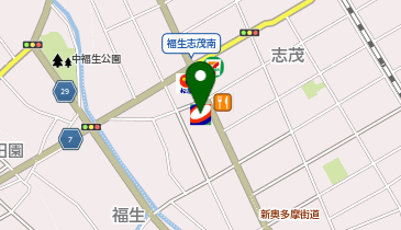 カースタレンタカー福生旧奥多摩街道店の地図画像