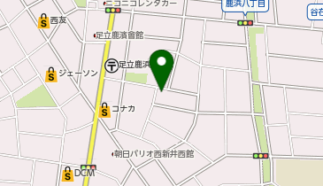カースタレンタカー足立谷在家店の地図画像