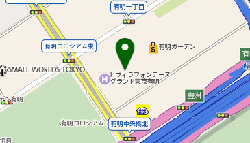 バーガーキング有明ガーデン店の地図画像