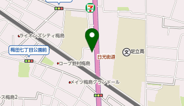 焼肉きんぐ梅島店の地図画像