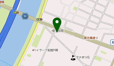 ゆず庵江戸川船堀店の地図画像