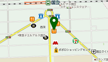 回転寿司みさき国立店の地図画像
