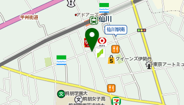 回転寿司みさき仙川店の地図画像