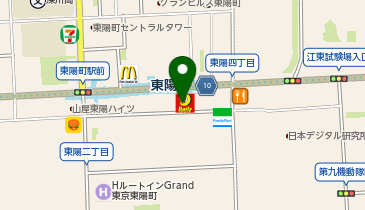カフェ・ベローチェ東陽町店の地図画像