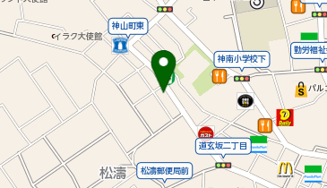 カフェ・ベローチェ松濤店の地図画像