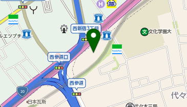 カフェ・ベローチェ代々木三丁目店の地図画像