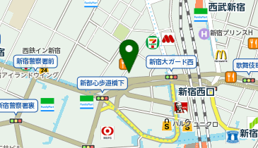 カフェ・ベローチェ西新宿店の地図画像