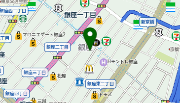 カフェ・ベローチェ銀座二丁目店の地図画像