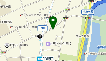 カフェ・ベローチェ一番町店の地図画像