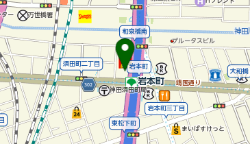 カフェ・ベローチェ岩本町駅前店の地図画像