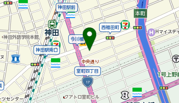 カフェ・ベローチェ鍛冶町店の地図画像
