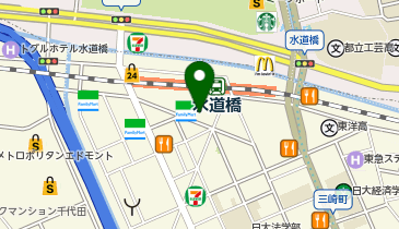 カフェ・ベローチェ水道橋店の地図画像