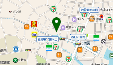 カフェ・ベローチェ池袋西口店の地図画像