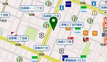 カフェ・ベローチェ新橋三丁目店の地図画像