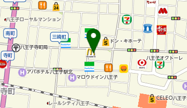 カフェ・ベローチェ八王子店の地図画像