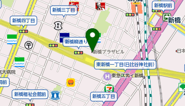 カフェ・ベローチェ新橋四丁目店の地図画像