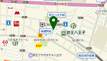 カフェ・ベローチェ京王八王子駅前店の地図画像