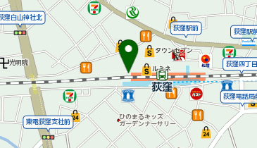 ベックスコーヒー荻窪店の地図画像