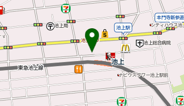 カフェコロラド池上店の地図画像