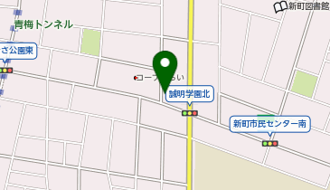 星乃珈琲店青梅店の地図画像