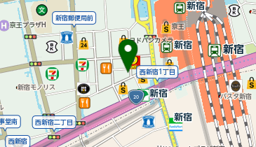 星乃珈琲店西新宿2号店の地図画像