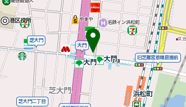 焼肉ライク浜松町店の地図画像