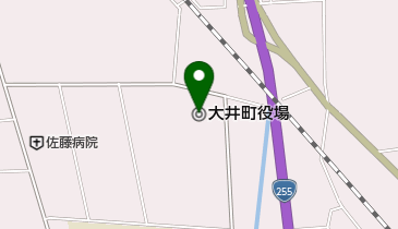 大井町役場の地図画像