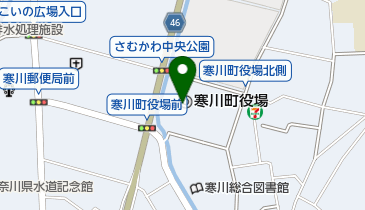 寒川町役場の地図画像