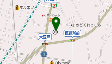 横浜市港北区役所の地図画像