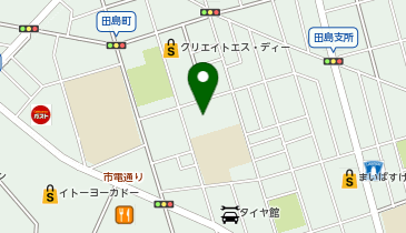 川崎市川崎区役所田島支所の地図画像