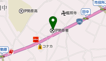 伊勢原警察署の地図画像