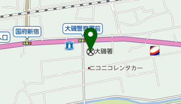 大磯警察署の地図画像