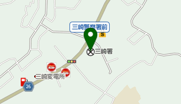 三崎警察署の地図画像