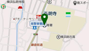 南警察署の地図画像