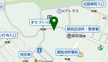 都筑警察署の地図画像