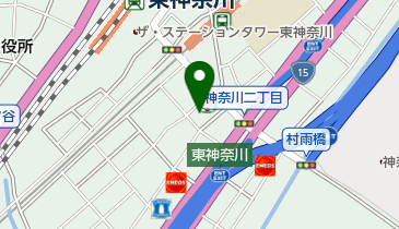 東神奈川駅前郵便局の地図画像