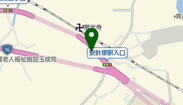 横須賀長浦郵便局の地図画像