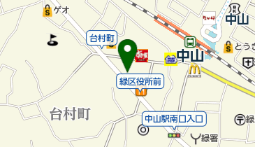 横浜台村郵便局の地図画像