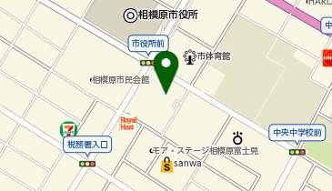 相模原市保健所の地図画像