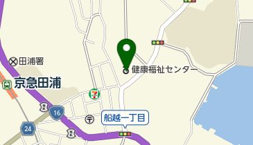 横須賀市北健康福祉センターの地図画像