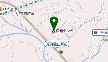 二宮町保健センターの地図画像