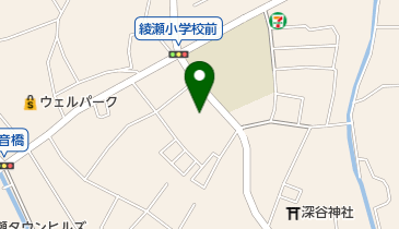 綾瀬市保健福祉プラザの地図画像