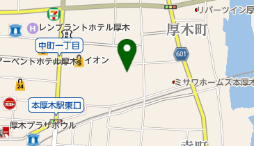 厚木市保健福祉センターの地図画像