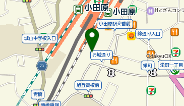 ハローワーク小田原の地図画像