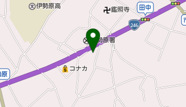 伊勢原市消防本部の地図画像