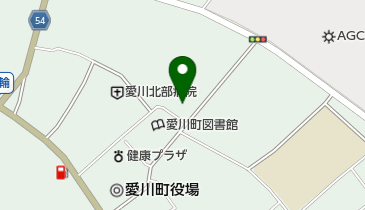 愛川町消防本部の地図画像