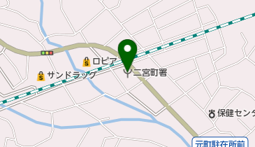 二宮町消防署の地図画像